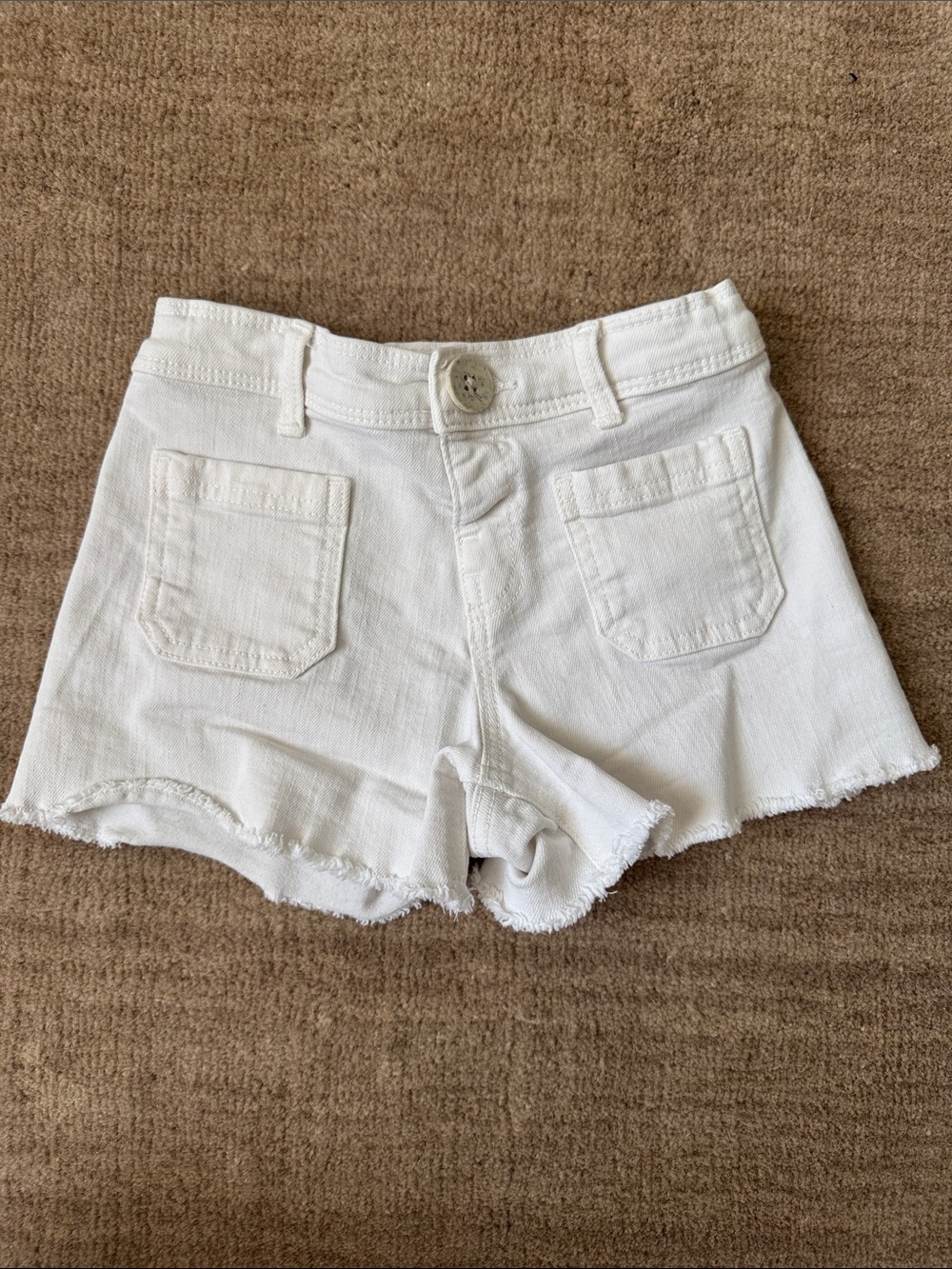3T Zara shorts White Frayed Hem Denim